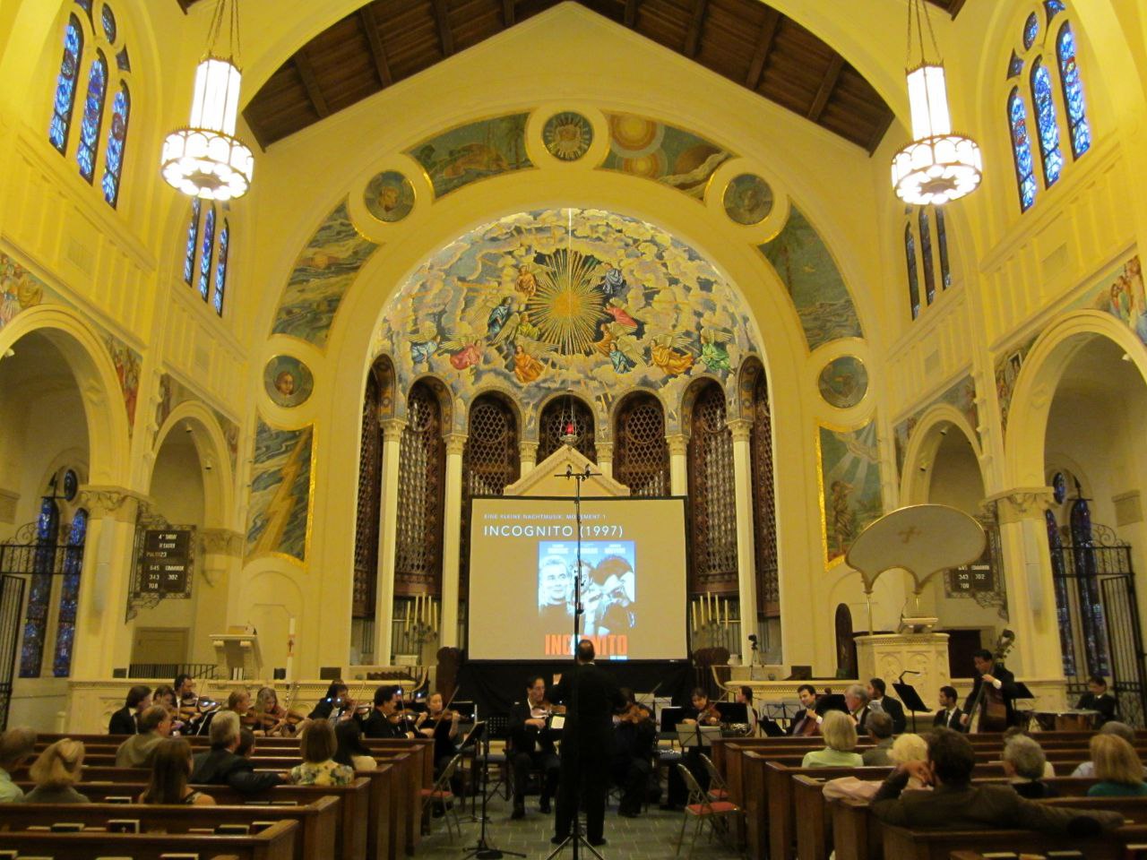 Close-up of a high-definition projector